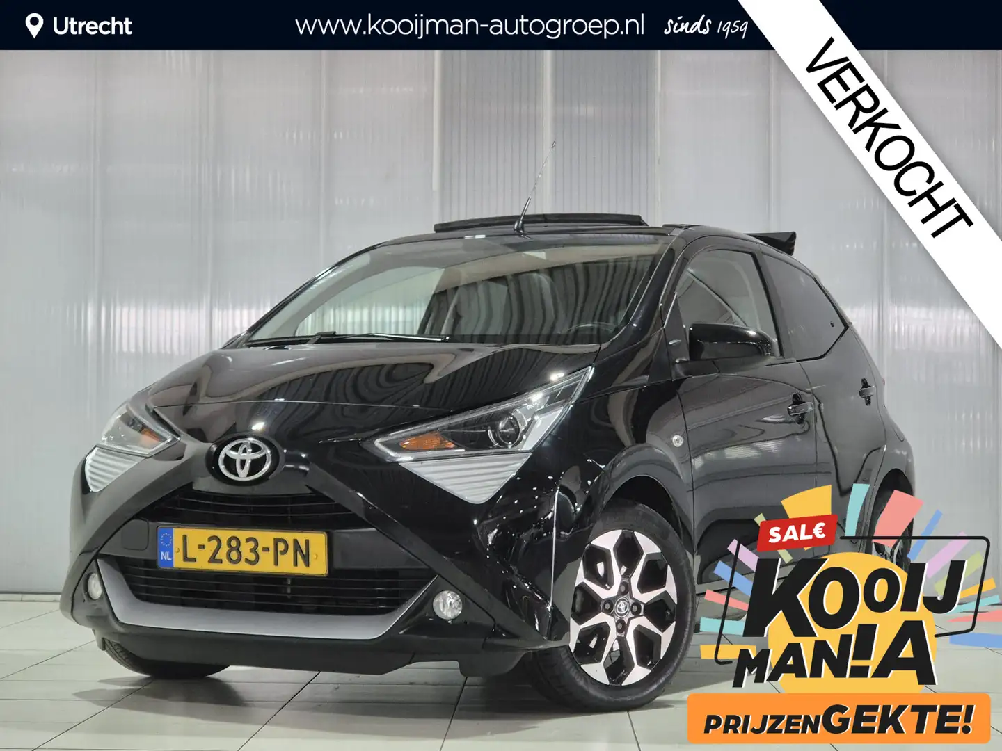 Toyota Aygo 1.0 VVT-i x-joy cabrio | Elektrisch vouwdak | 1e e Negro - 1