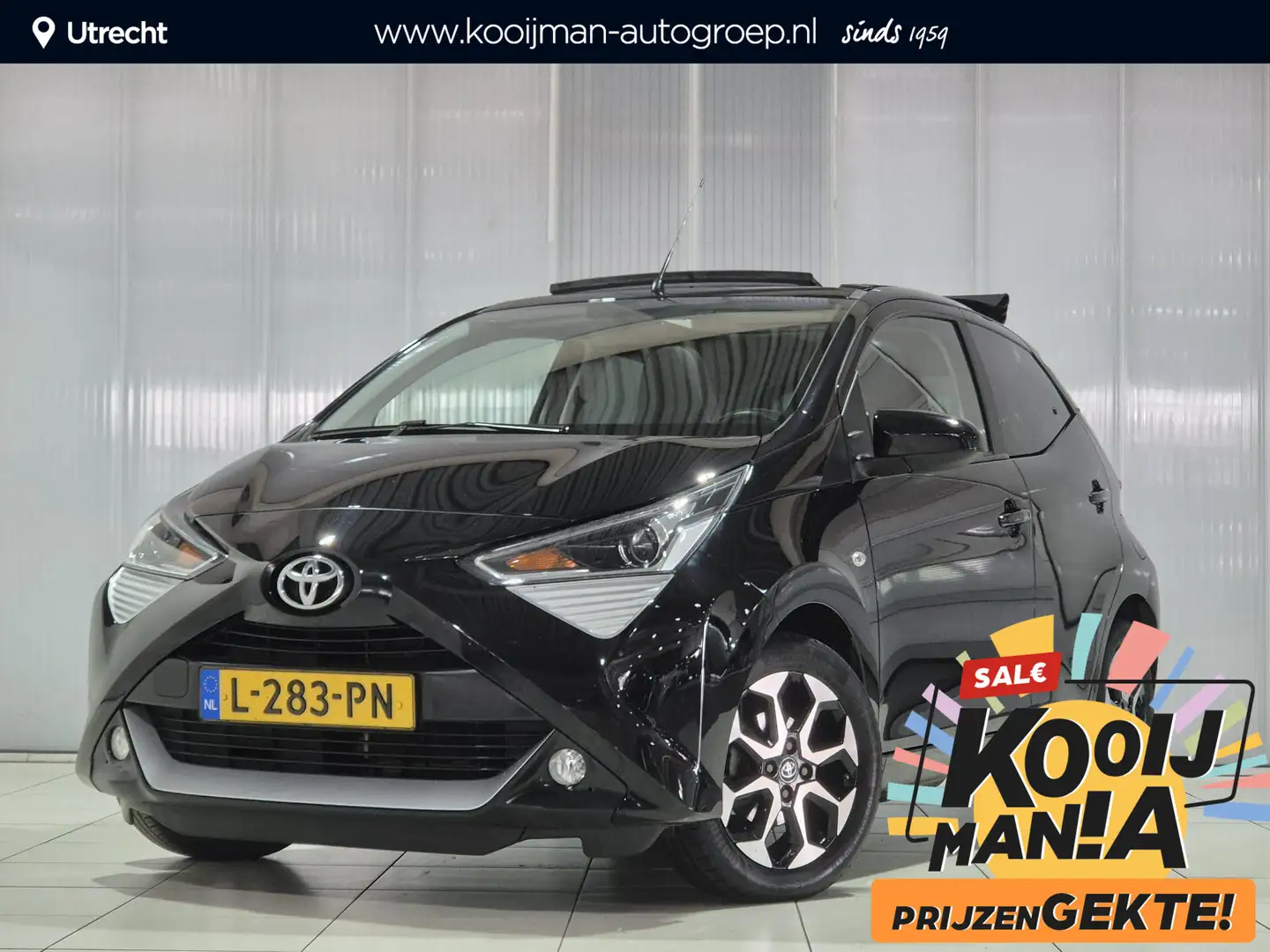 Toyota Aygo 1.0 VVT-i x-joy cabrio | Elektrisch vouwdak | 1e e Negru - 1