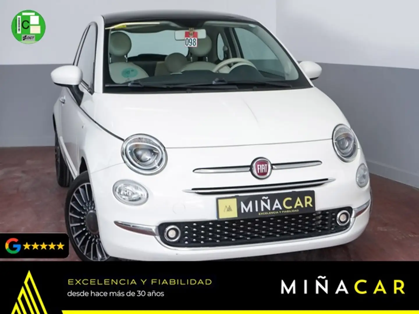 Fiat 500 1.2 Lounge Wit - 1