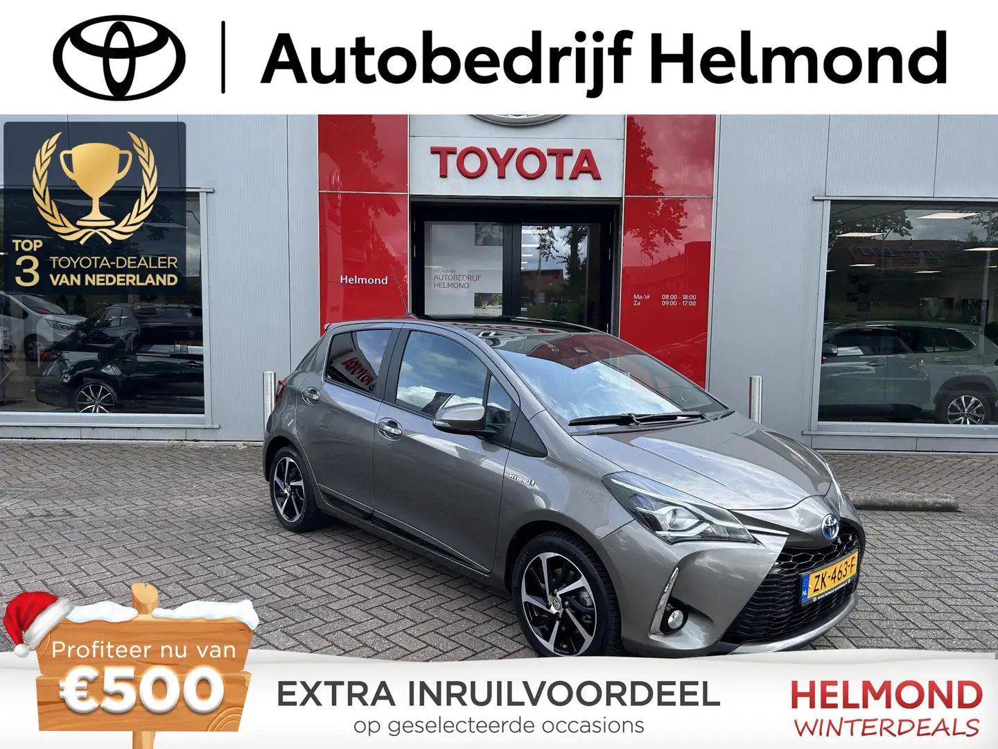 Toyota Yaris 1.5 Hybrid Executive Grijs - 1