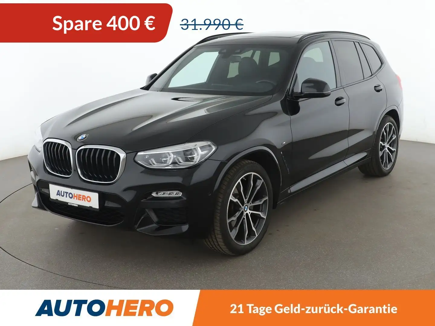 BMW X3 xDrive 20d M Sport Aut.*NAVI*LED*CAM* Fekete - 1