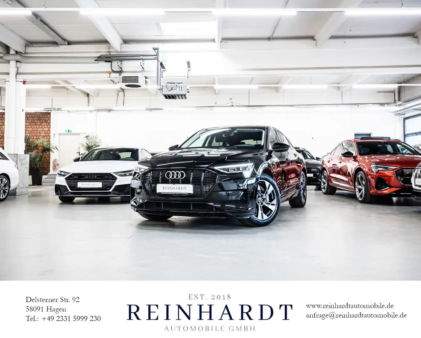 Audi e-tron SPORTBACK 50 Q BLACK ACC/MATRIX/KAM./SHZ. Schwarz - 1