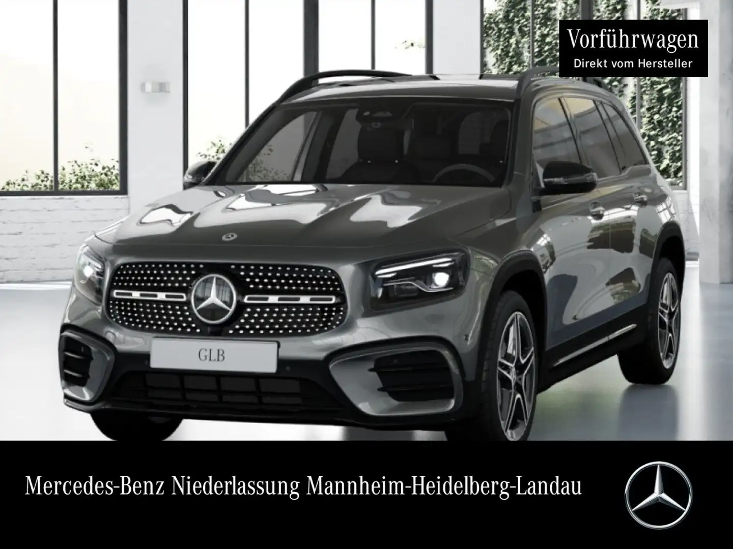 Mercedes-Benz GLB 200 AMG+NIGHT+PANO+360°+AHK+MULTIBEAM+19"+7G Gris - 1