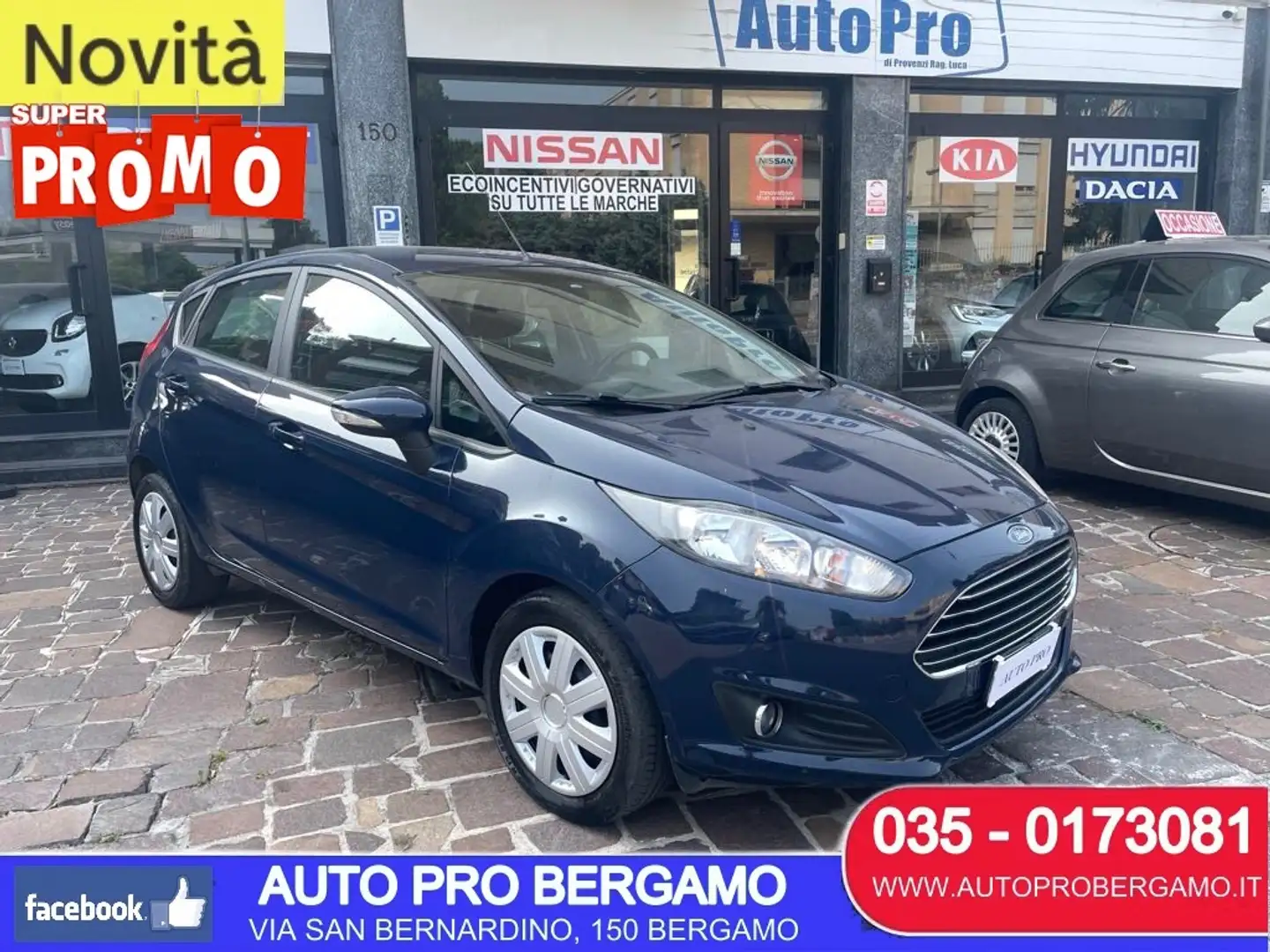 Ford Fiesta 5p 1.4 Gpl 92cv Blu/Azzurro - 1