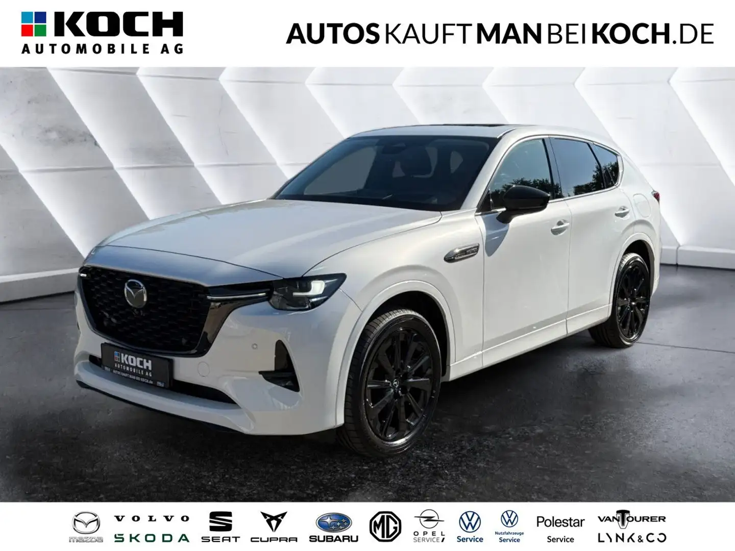 Mazda CX-60 e-SKYACTIV-D 254 M HYBRID AWD HOMURA Navi Weiß - 1