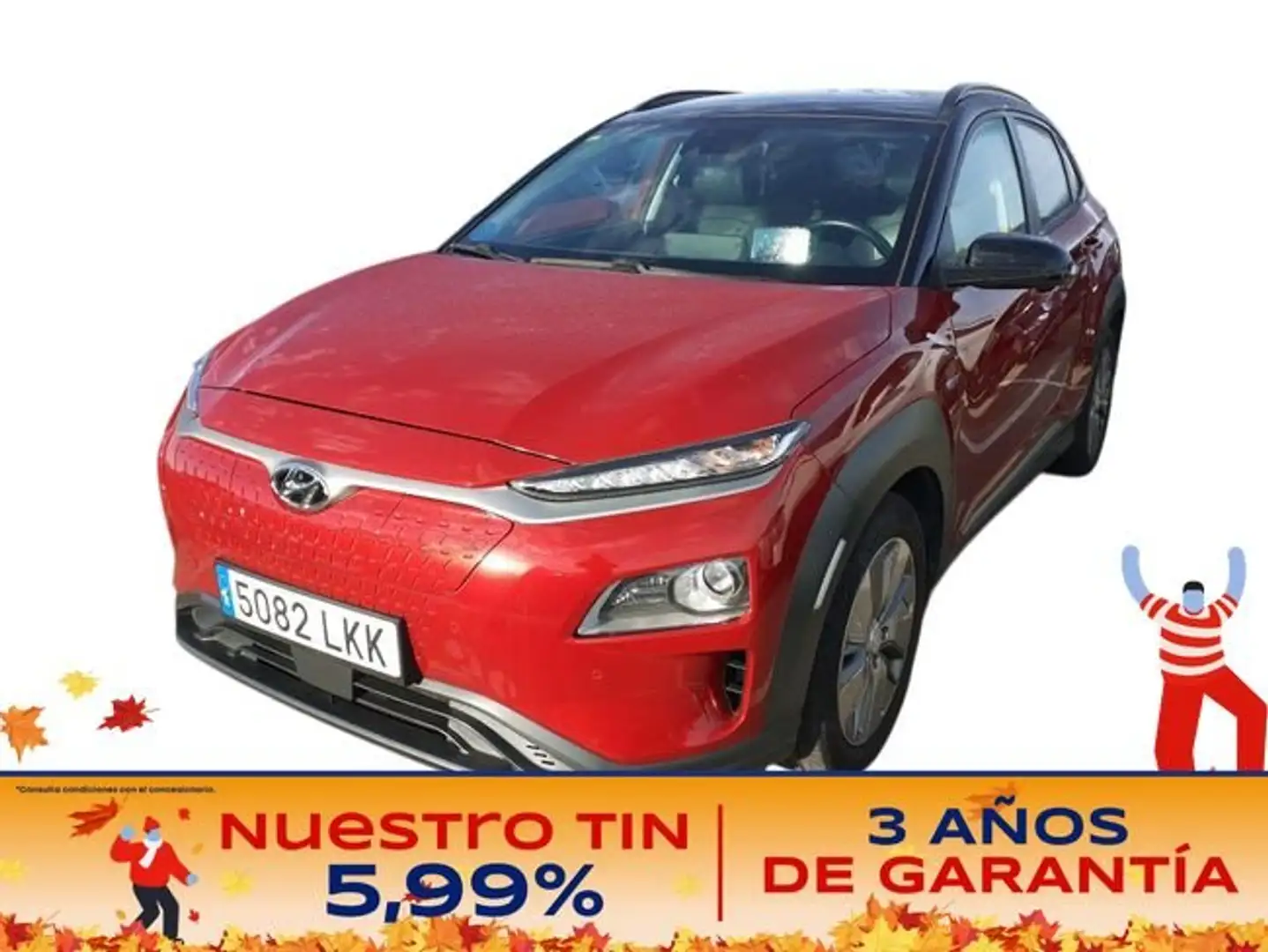 Hyundai KONA EV Style 2C 484 150kW Rojo - 1
