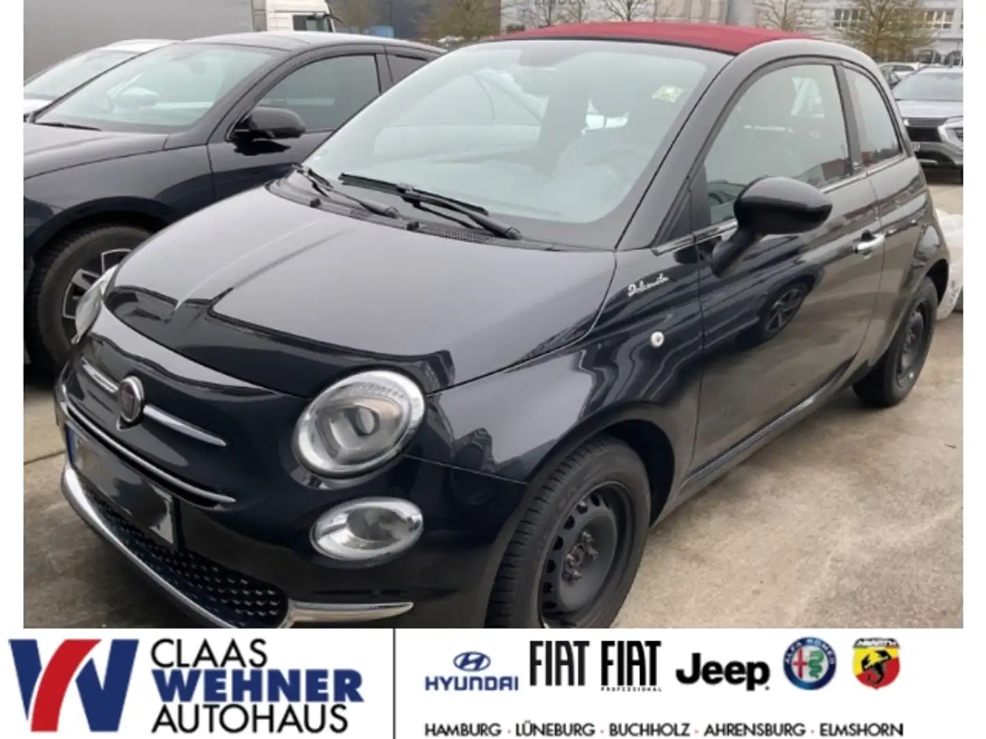 Fiat 500C DolceVita 1.0 Mild Hybrid Cabrio EU6d UConnect Ein Nero - 1