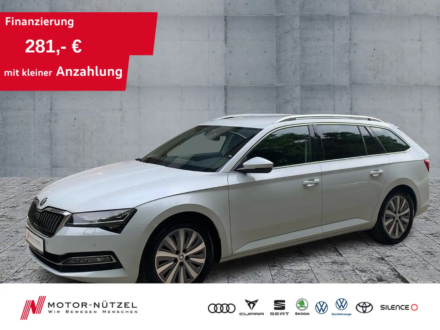 Skoda Superb Combi 2.0TSI DSG STYLE MATRIX+NAV+ACC+AHK Weiß - 1