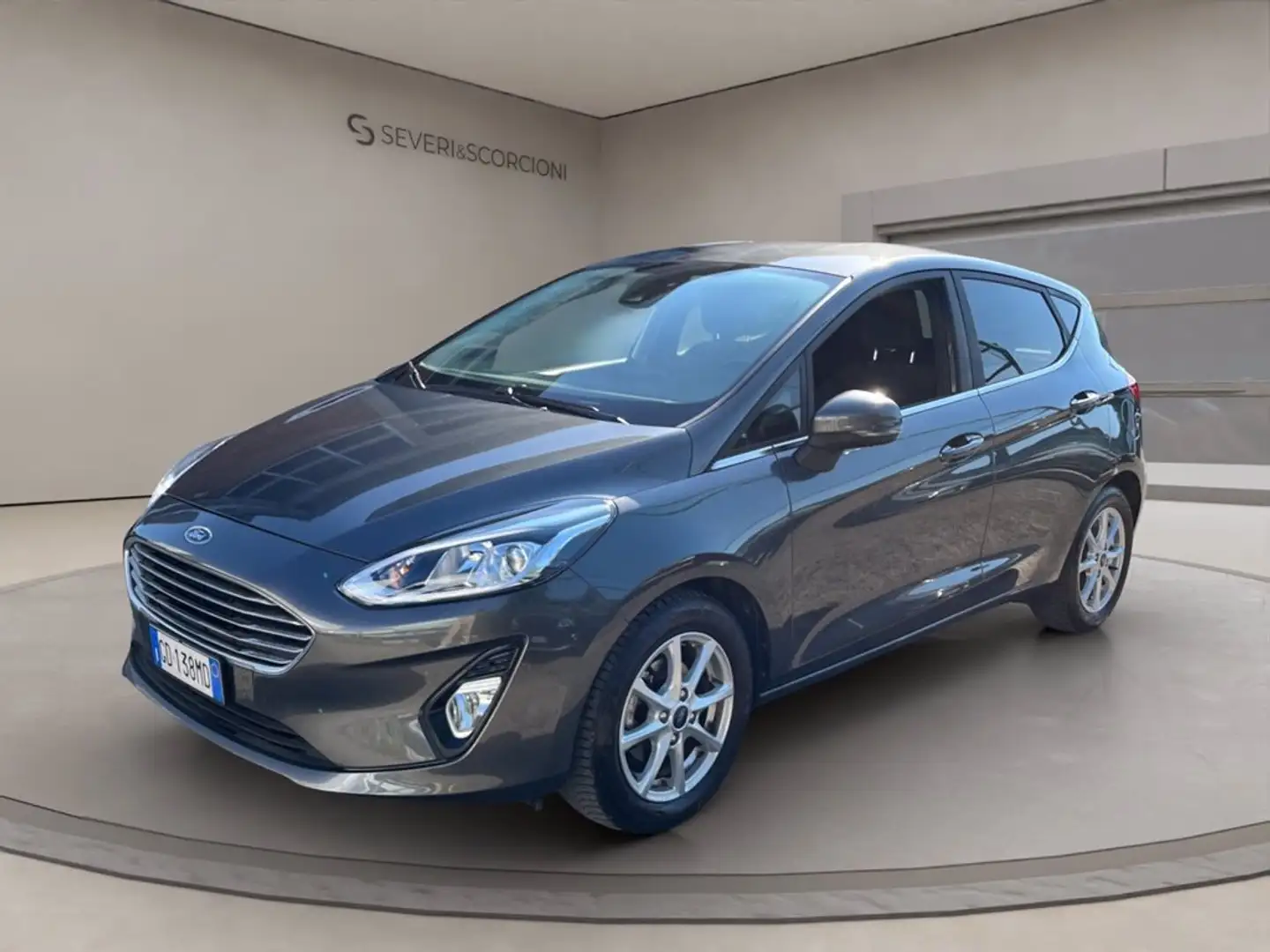Ford Fiesta 5p 1.0 ecoboost hybrid titanium s&s 125cv my20.75 Grigio - 1