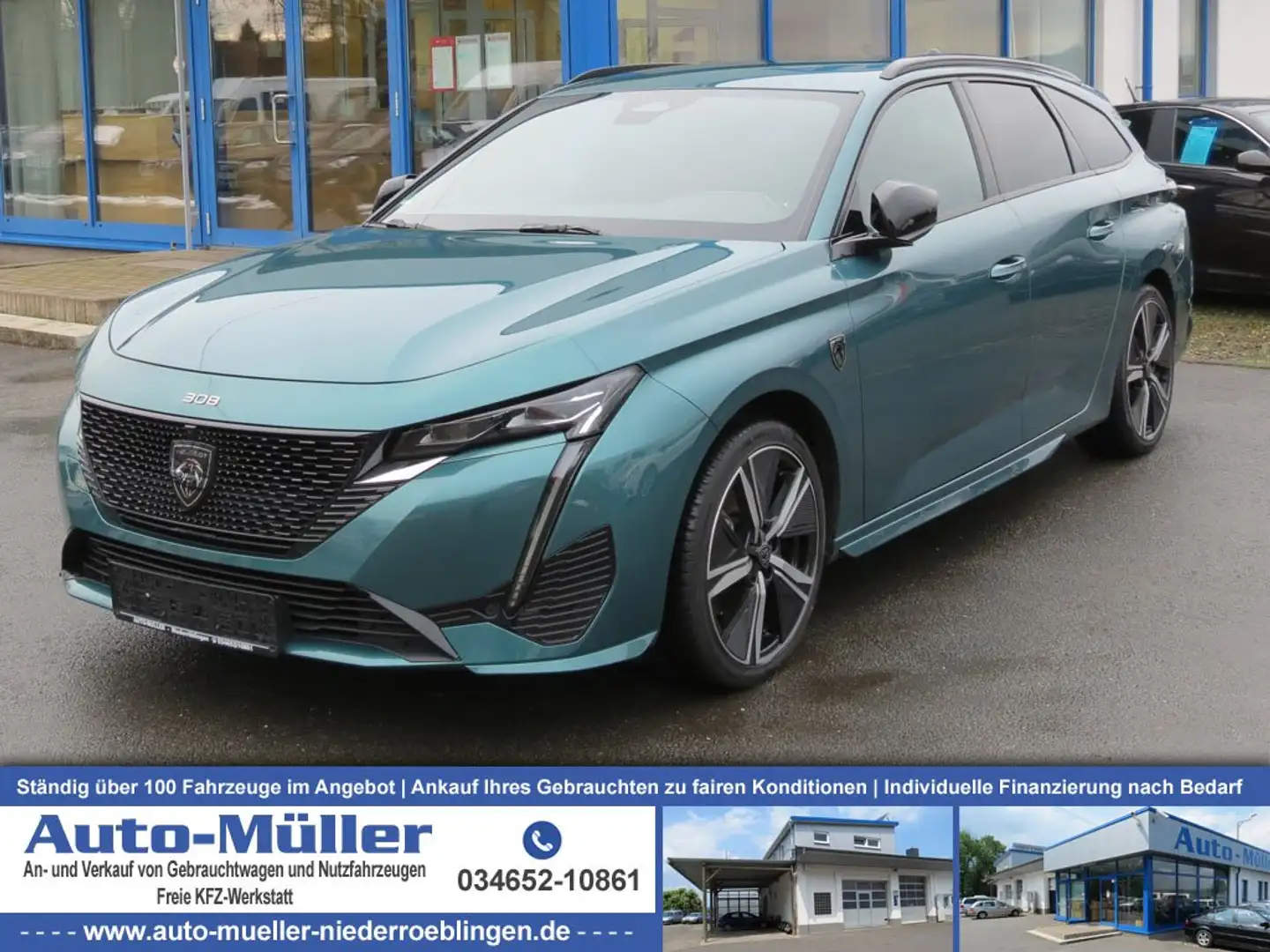 Peugeot 308 SW GT Pure Tech Matrix 360°Kamera ACC Navi Blau - 1