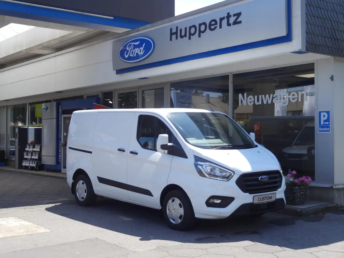 Ford Transit Custom 280 L1H1 Trend AHK KLIMA PDC Blanc - 1
