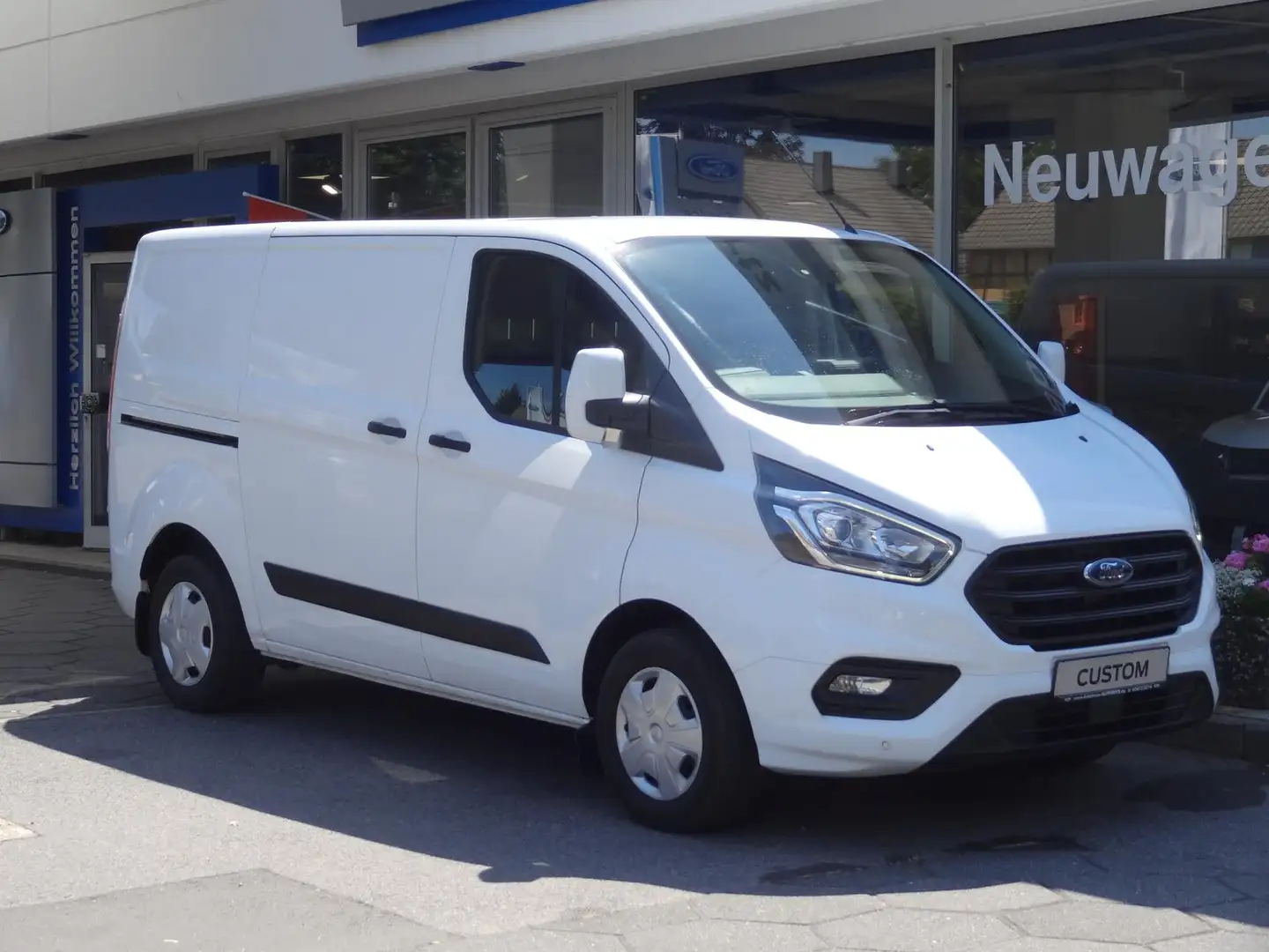 Ford Transit Custom 280 L1H1 Trend AHK KLIMA PDC Blanc - 2