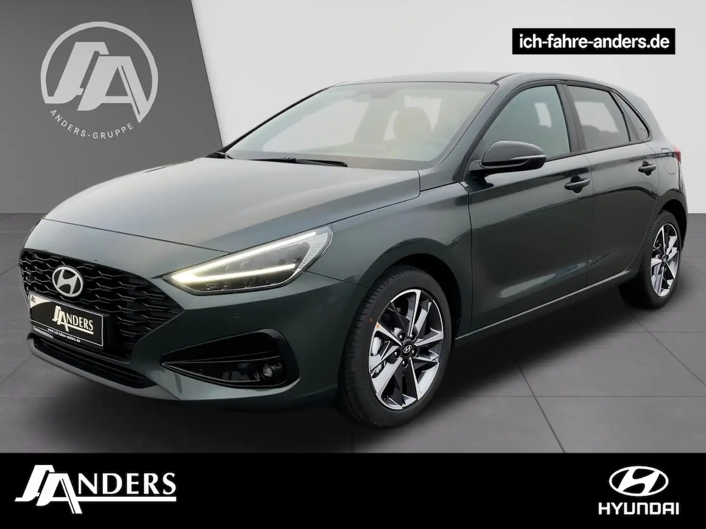 Hyundai i30 MY25 1.0 T-GDI Aut. ADVANTAGE +Navi+Kamera Grün - 1