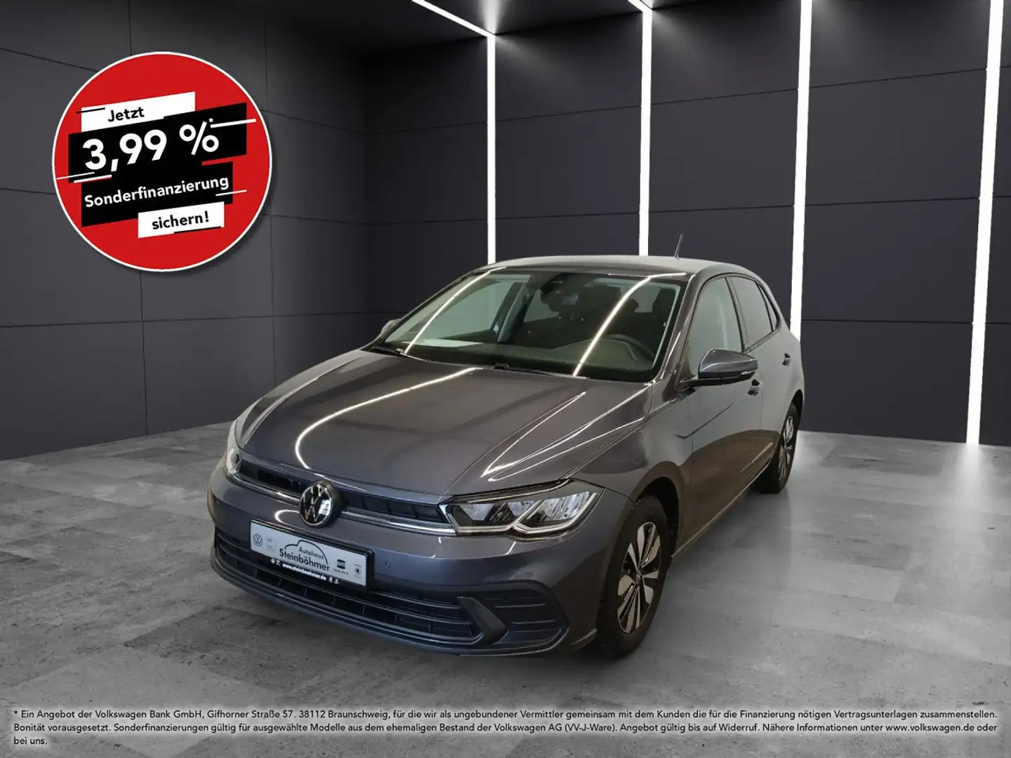 Volkswagen Polo MOVE 1.0TSI LED NAV SHZ AppCon Climatronic Grau - 1