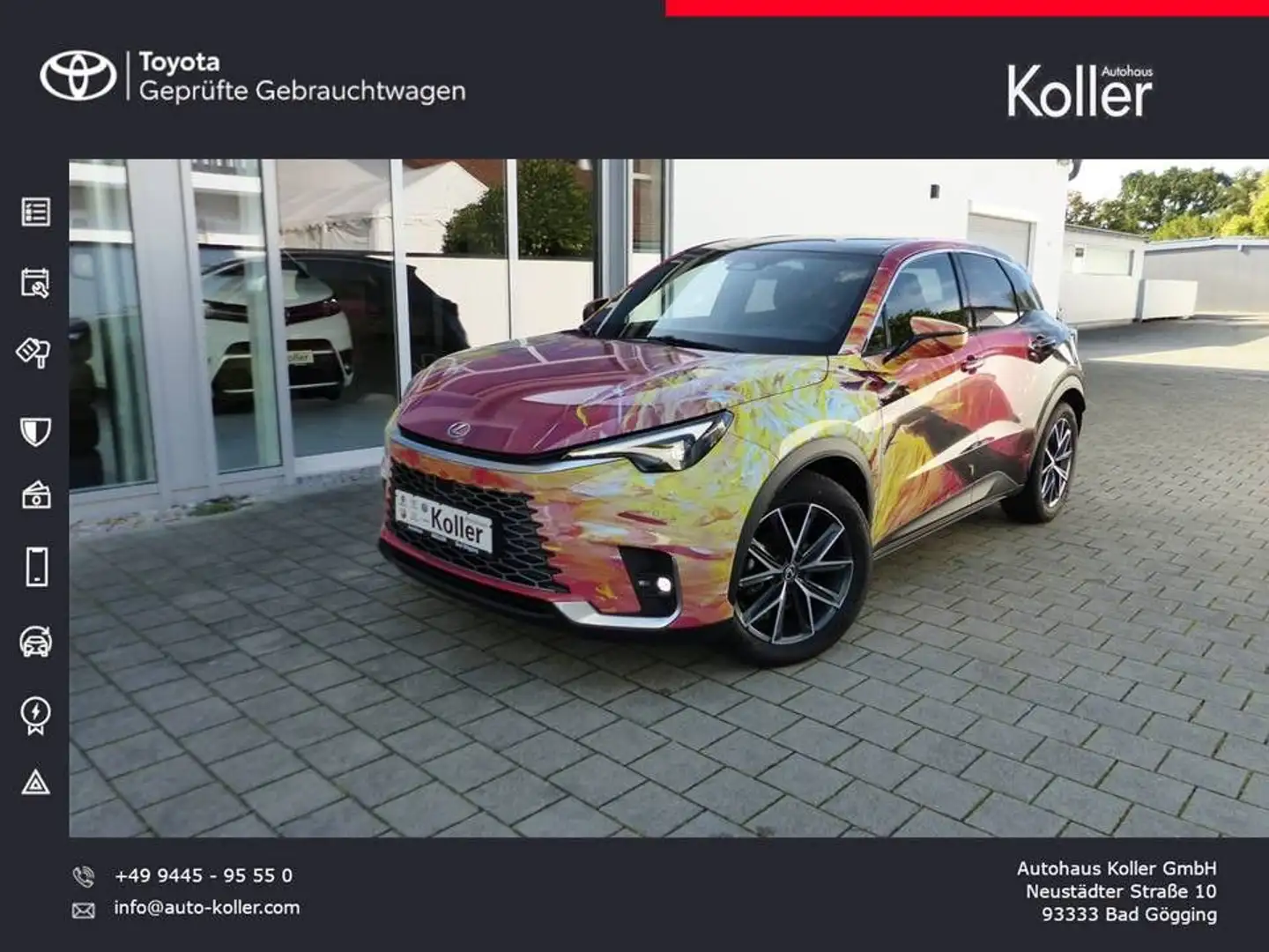 Lexus LBX FWD Cool mit Vollausstattung Levinson 1.Hand Rot - 1