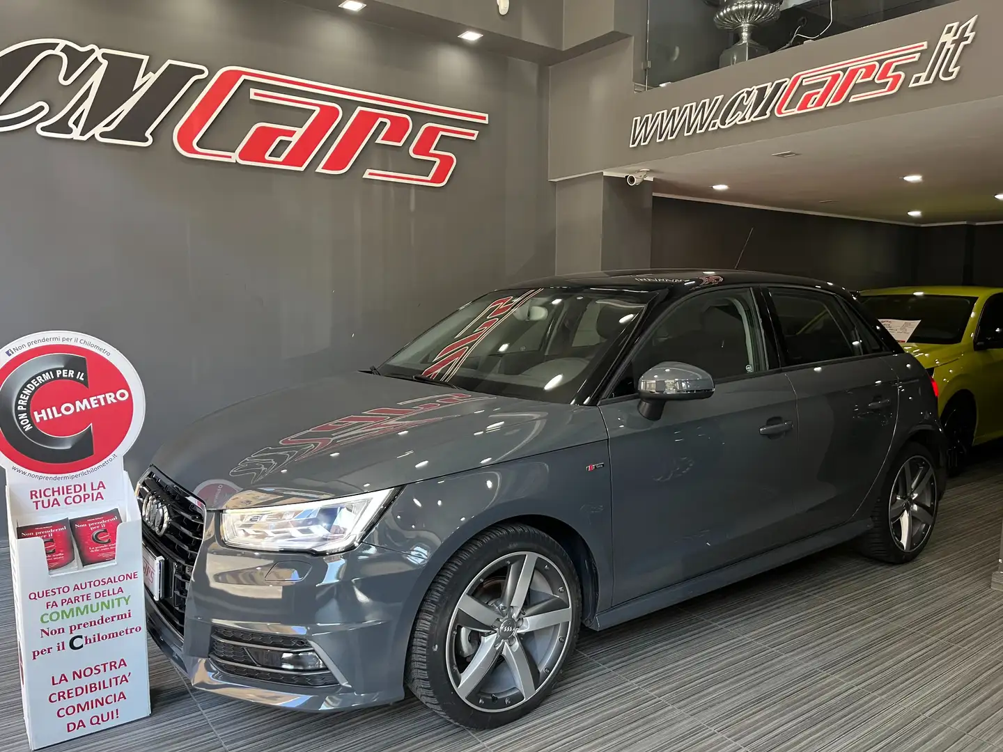 Audi A1 SPB 1.4 TDI 90cv S-Tronic S-Line ITALIANA Grigio - 1
