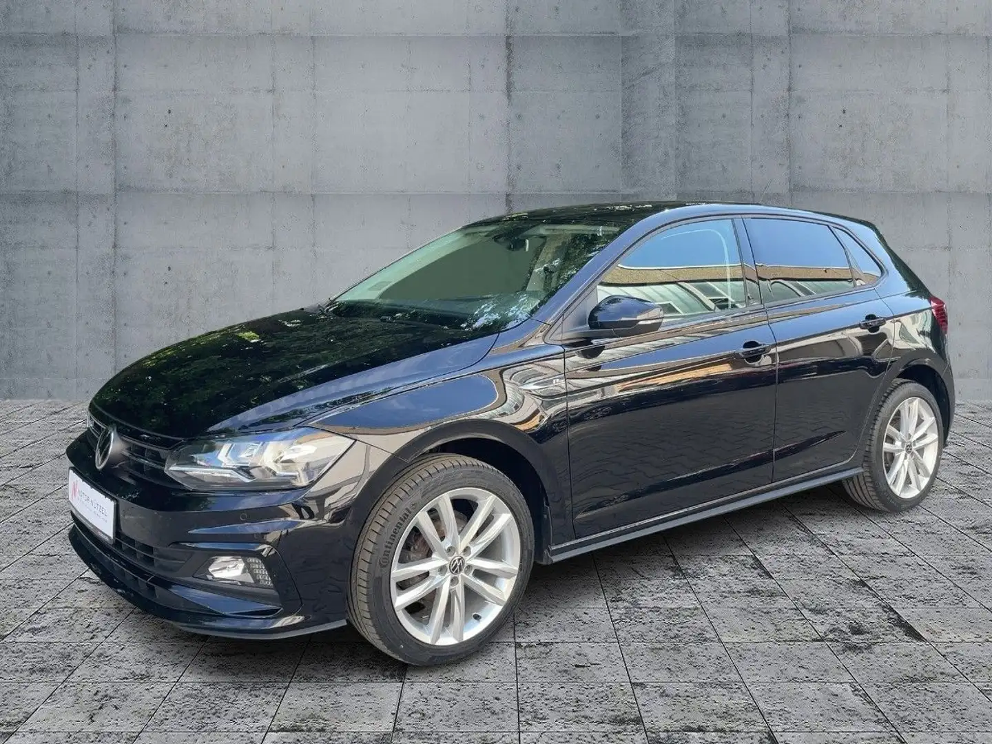 Volkswagen Polo 1.0 TSI R-LINE NAVI+DAB+ACC+SHZ+PDC+NSW+MFL Schwarz - 2