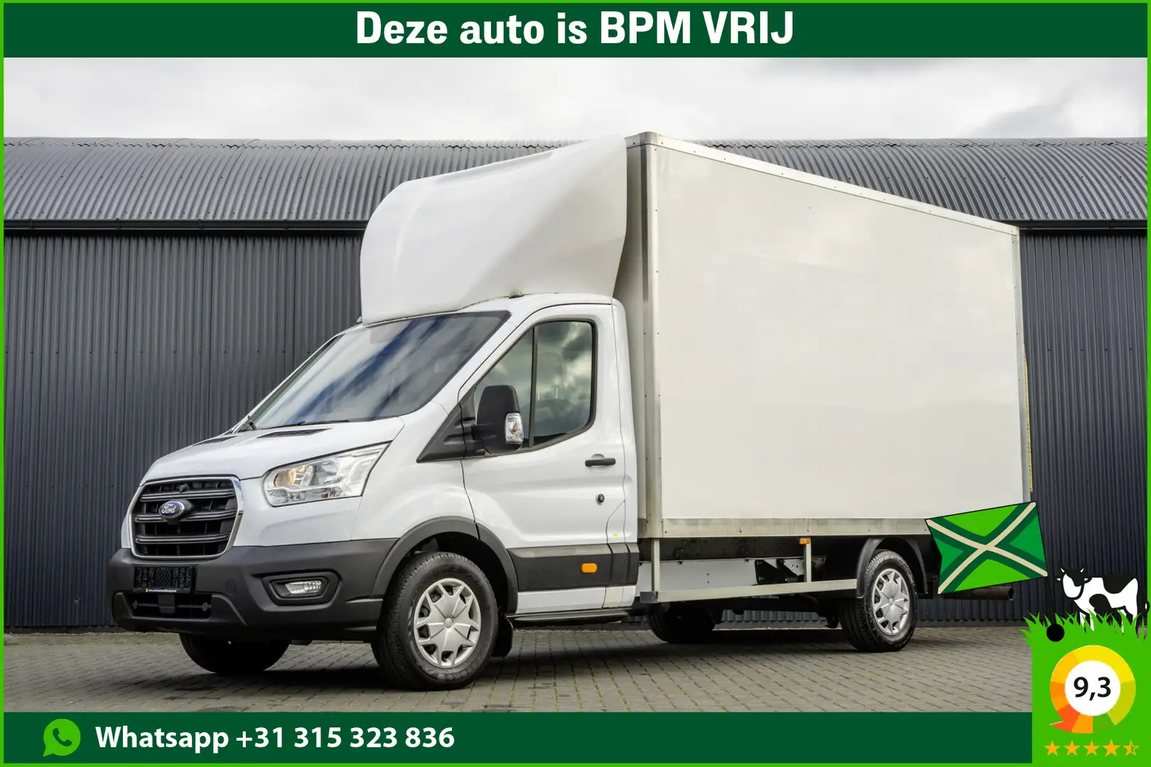 Ford Transit 2.0 TDCI Bakwagen met laadklep | Euro 6 | 131 PK | Weiß - 1