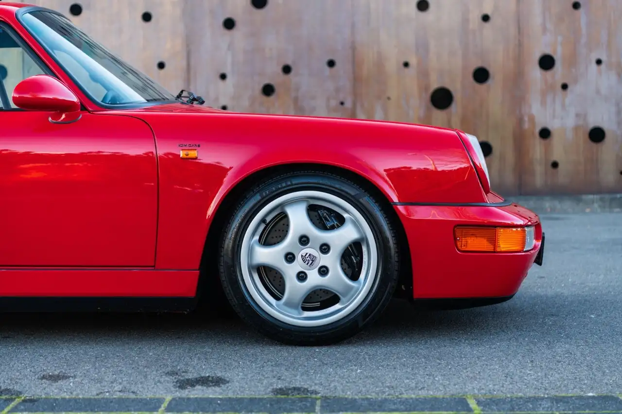 Porsche 964 Carrera RS *32.500KM*Restauriert*Indisch Rot, foto 9