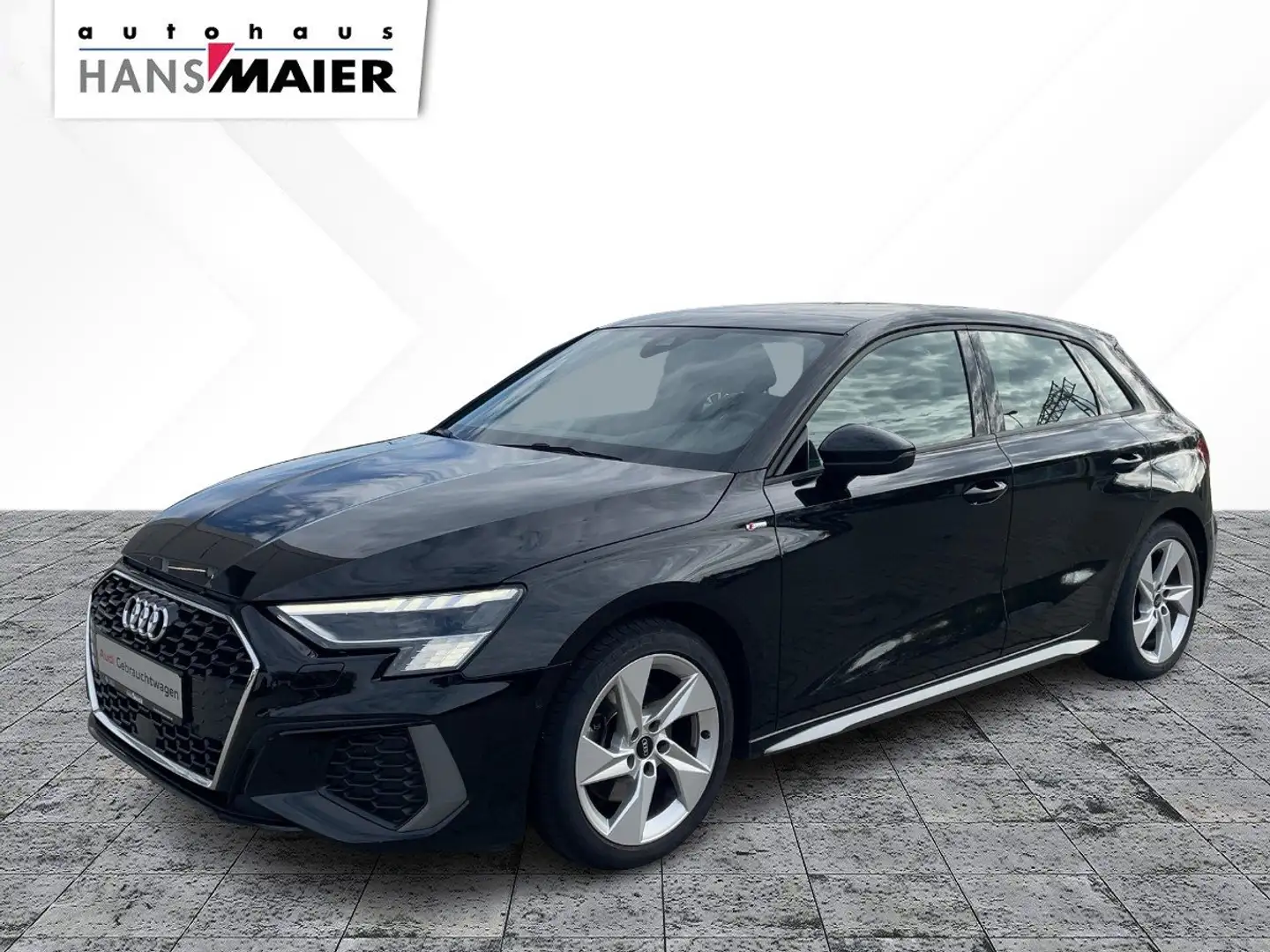 Audi A3 Sportback TFSI quattro S line Leder Pano LED Schwarz - 2