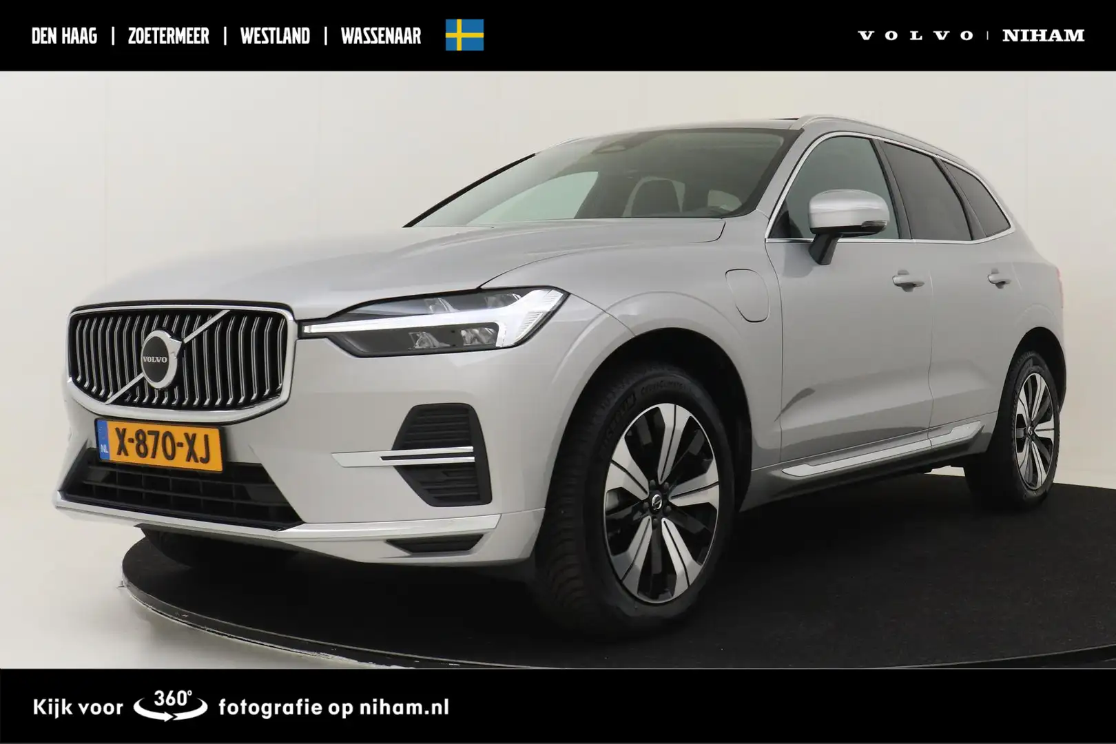 Volvo XC60 RECHARGE T6 AWD ESSENTIAL EDITION BRIGHT -PANO.DAK Gris - 1