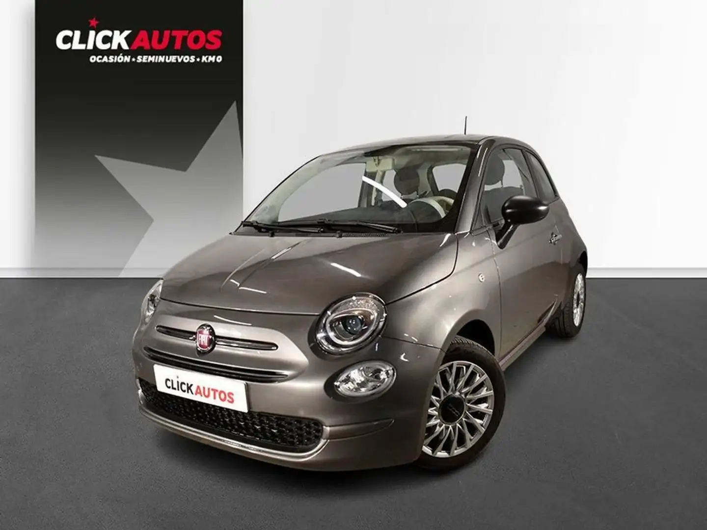 Fiat 500 1.0 Hybrid 70CV Monotrim Gris - 1