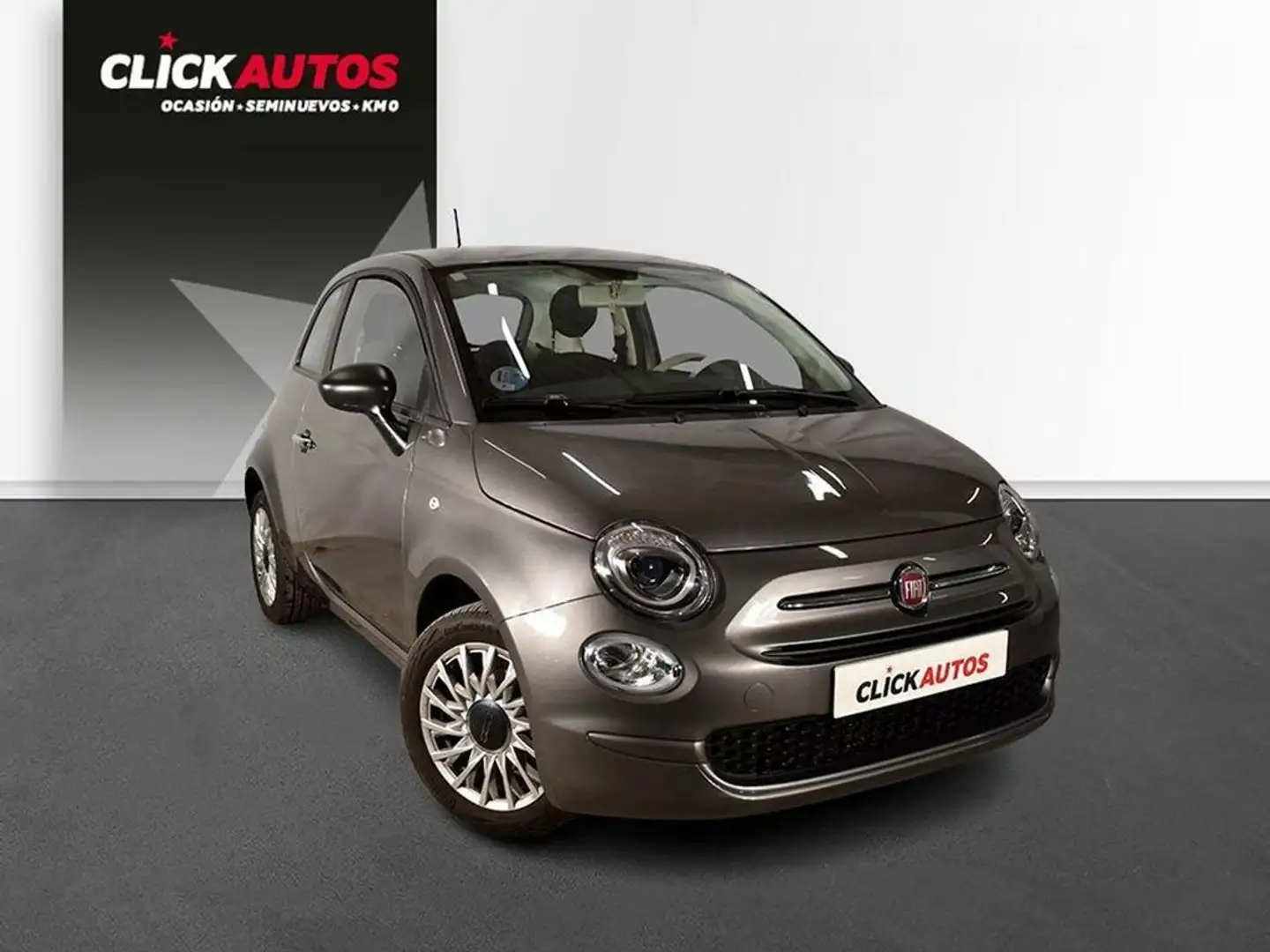 Fiat 500 1.0 Hybrid 70CV Monotrim Gris - 2
