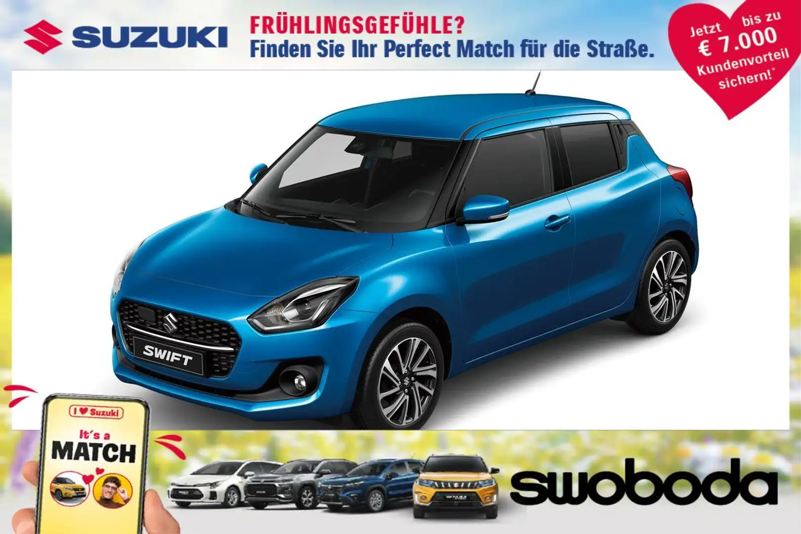 Suzuki Swift 1,2 Hybrid DualJet Shine Bleu - 1