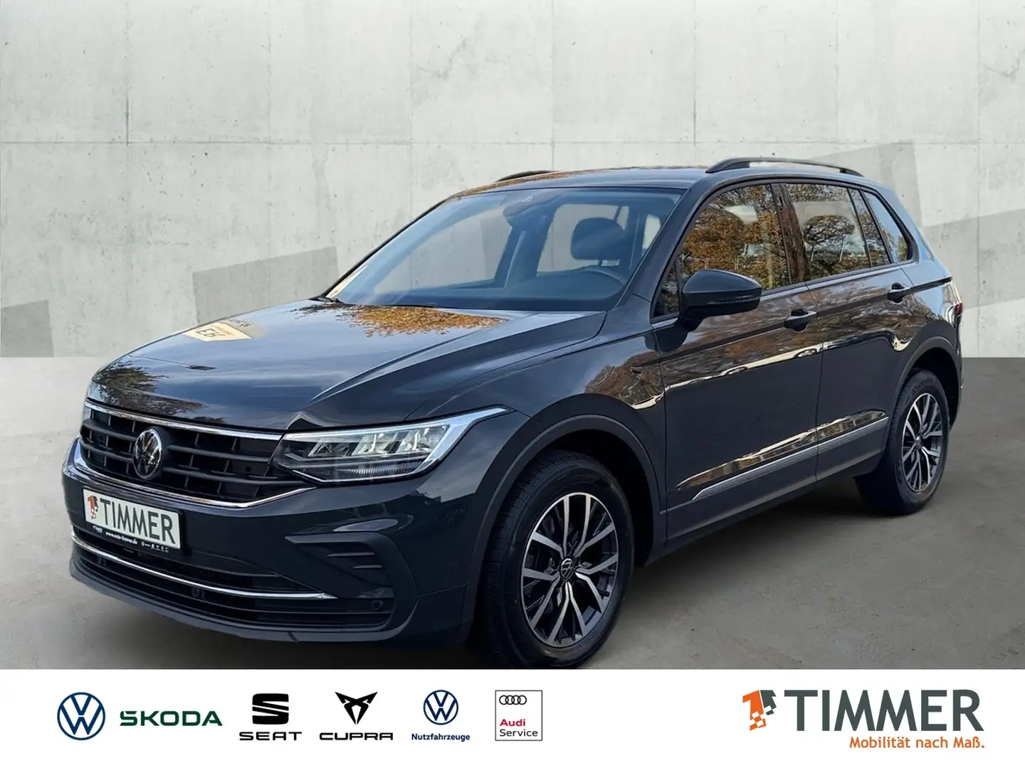 Volkswagen Tiguan 2.0 TDI DSG LIFE *AHK *LED *RKAM *ACC *NAVI *LM * Grau - 1