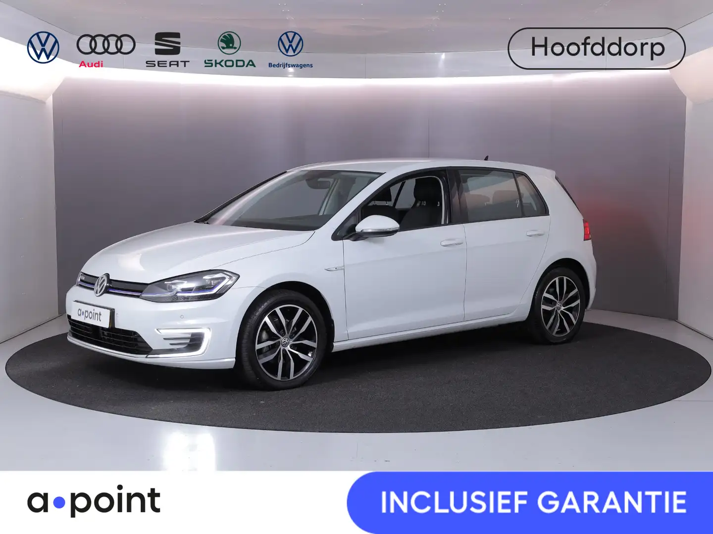 Volkswagen e-Golf E-DITION 136 pk | Navigatie | Warmtepomp | Parkeer Blanc - 1