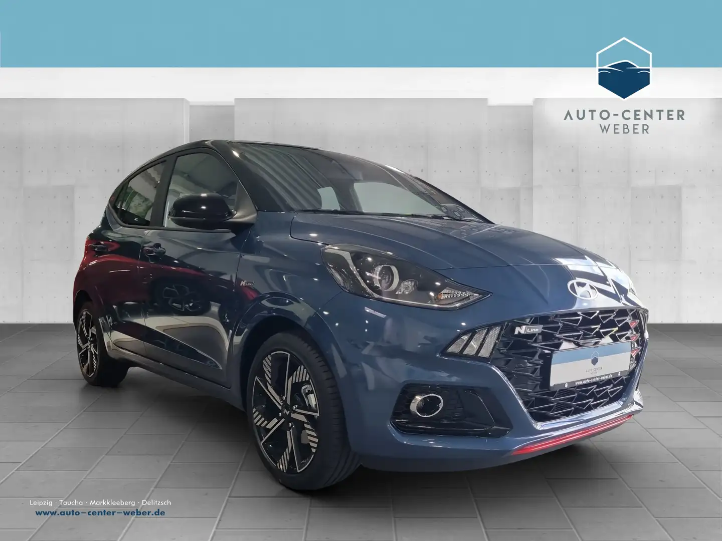 Hyundai i10 1.0 T-GDi N Line *Matrix*DynLicht*Kam.*KlimaA Schwarz - 1