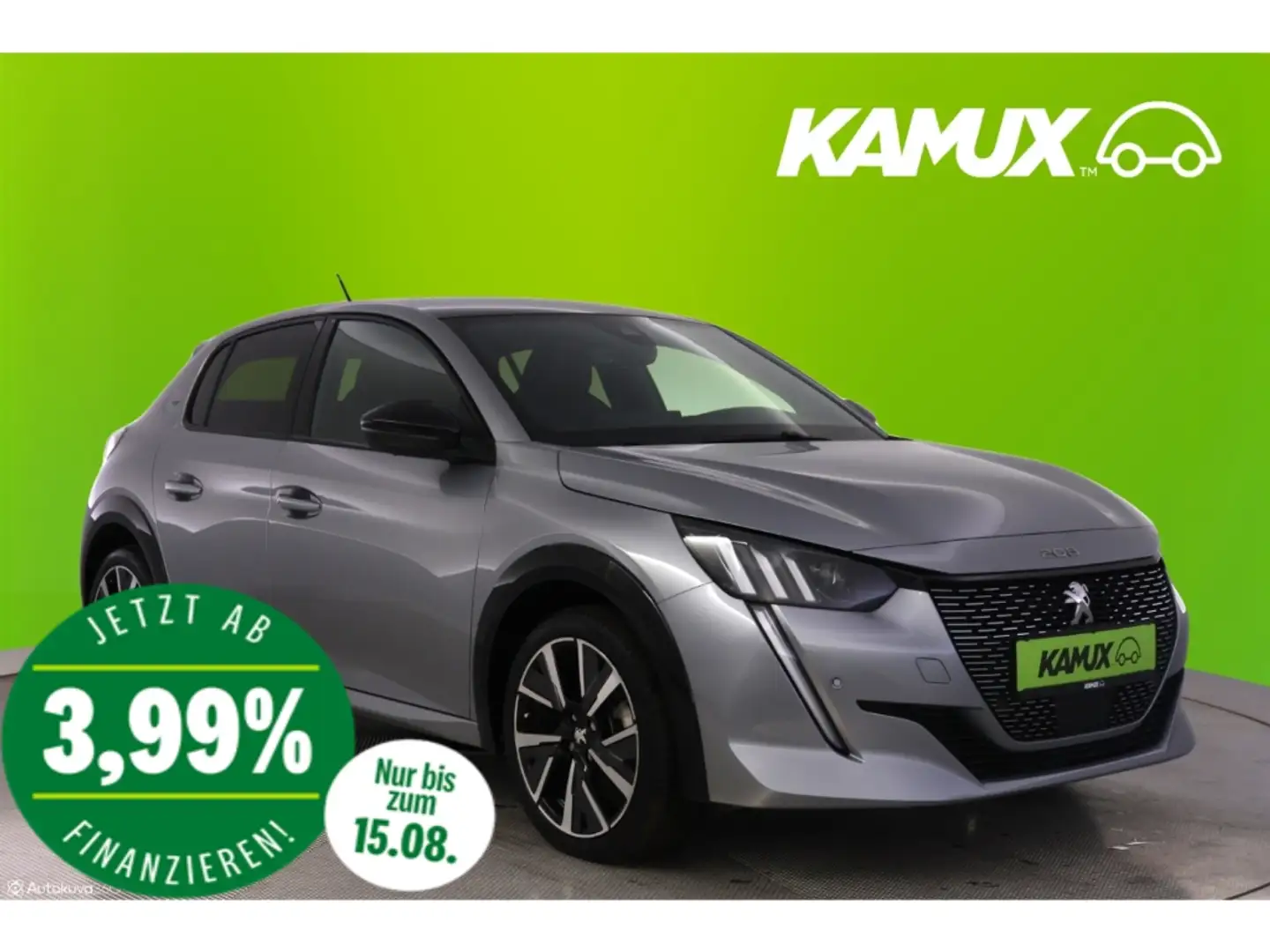 Peugeot 208 1.2PureTech GT+LED+NAVI+ACC+KAMERA Grijs - 1