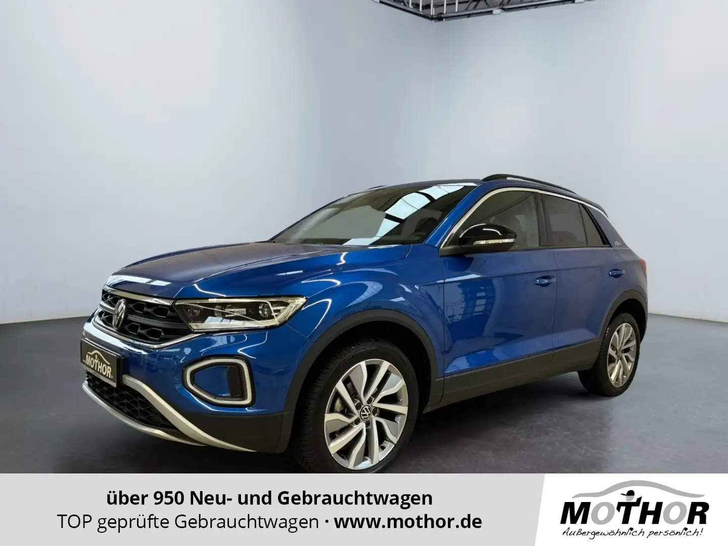 Volkswagen T-Roc Goal 1.5 TSI DSG Abstandstempomat Blau - 1