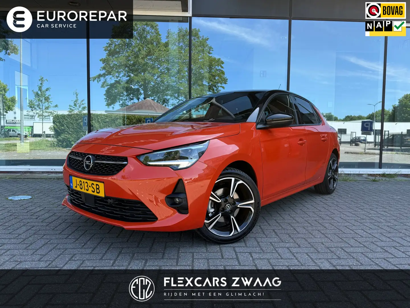 Opel Corsa 1.2 Turbo GS Line - Android/ Apple CarPlay - Airco narančasta - 1