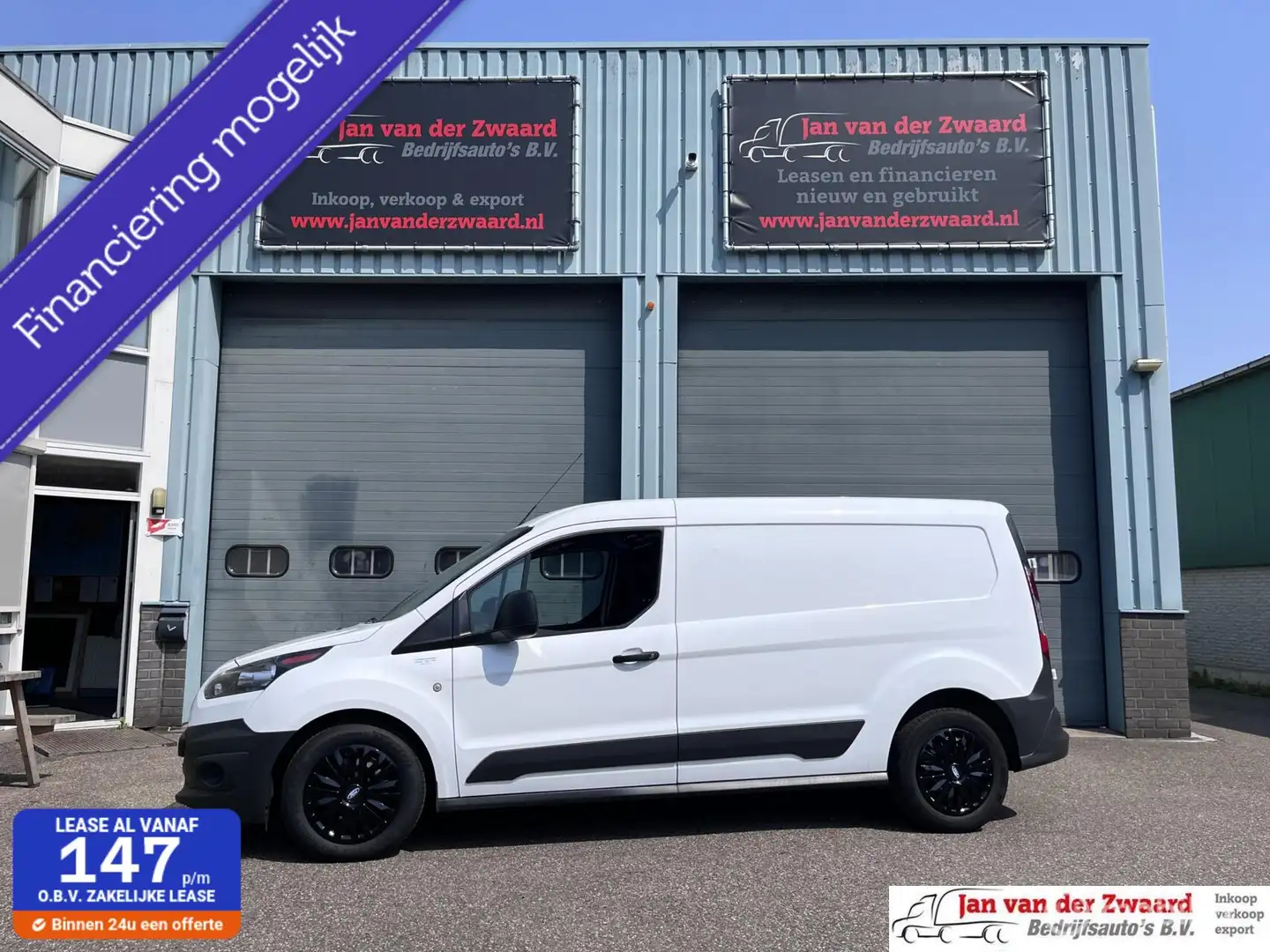 Ford Transit Connect 1.5 EcoBlue LANG AIRCO TREKHAAK Ambiente Weiß - 1