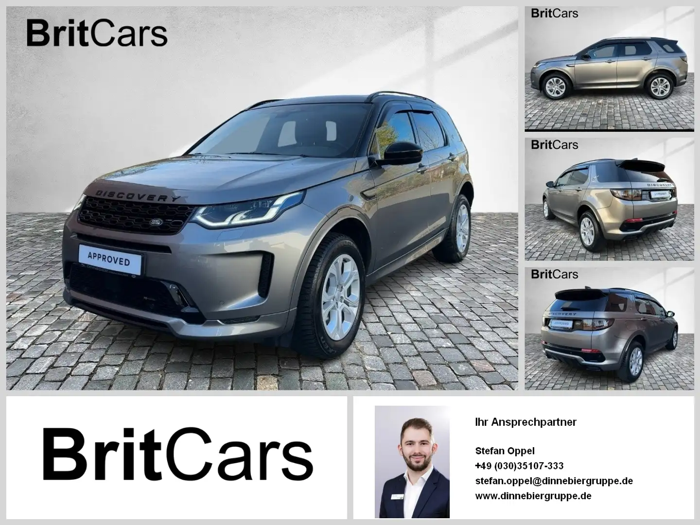 Land Rover Discovery Sport D200 Urban Edition 360-CAM Argent - 1