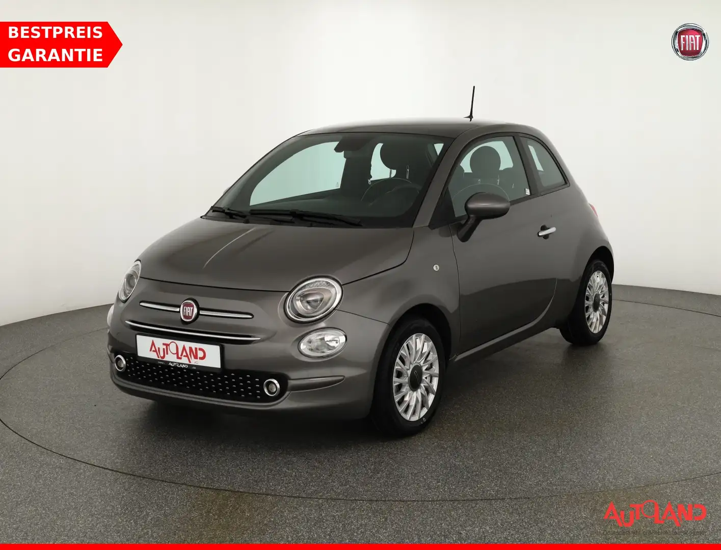 Fiat 500 1.0 M-Hybrid Lounge Panorama Tempomat PDC Grau - 1