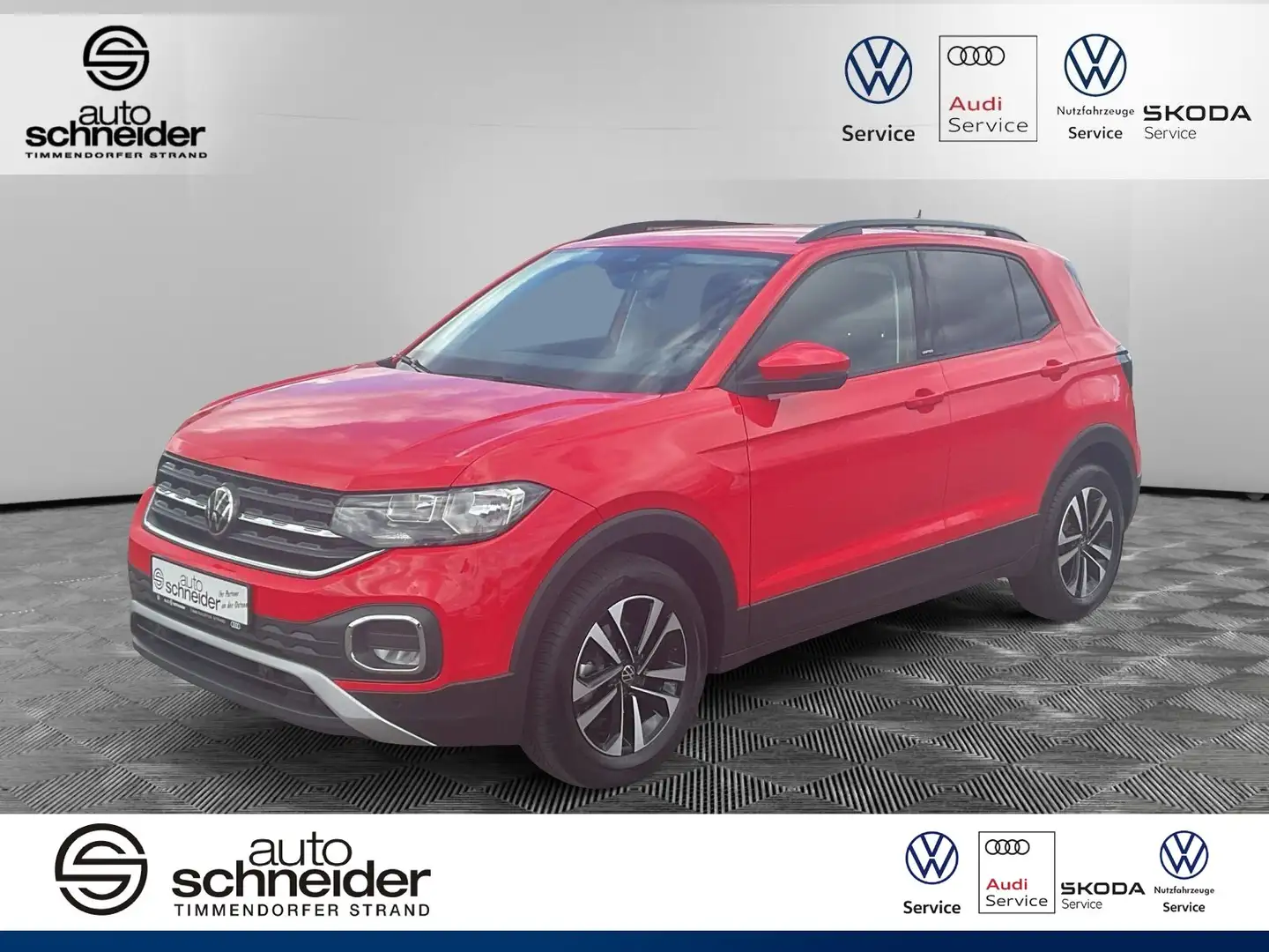 Volkswagen T-Cross T-Cross 1.0 TSI United APP Klimaautomatik ACC Si Rouge - 1