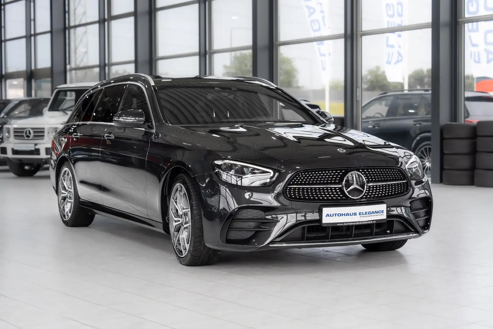 Mercedes-Benz E 400 d 4Matic*AMG-LINE*1.HD*BURM*LUFT*HIGH-LED* Grijs - 2