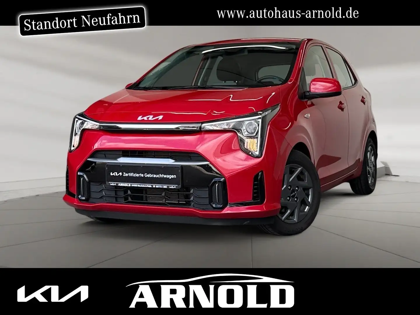 Kia Picanto Picanto 1.0 VISION FACELIFT Kamera Sitzhzg. Navi Rot - 1