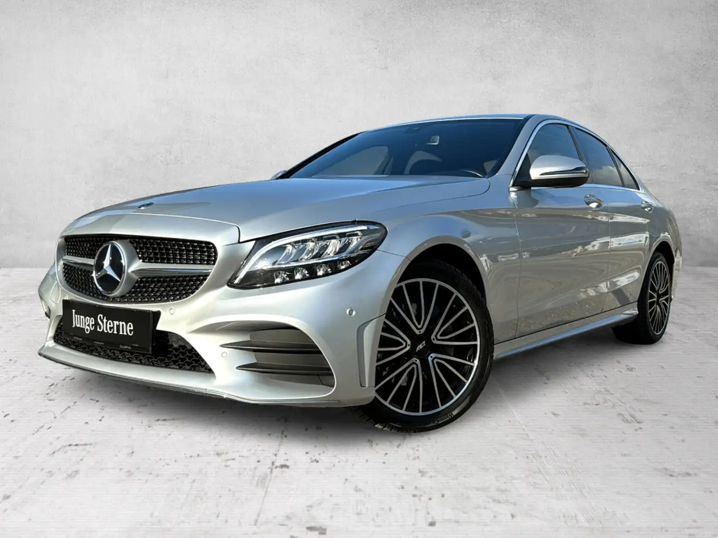Mercedes-Benz C 220 d 4MATIC AMG RKam PTS Shz LED Sportpaket Grau - 2
