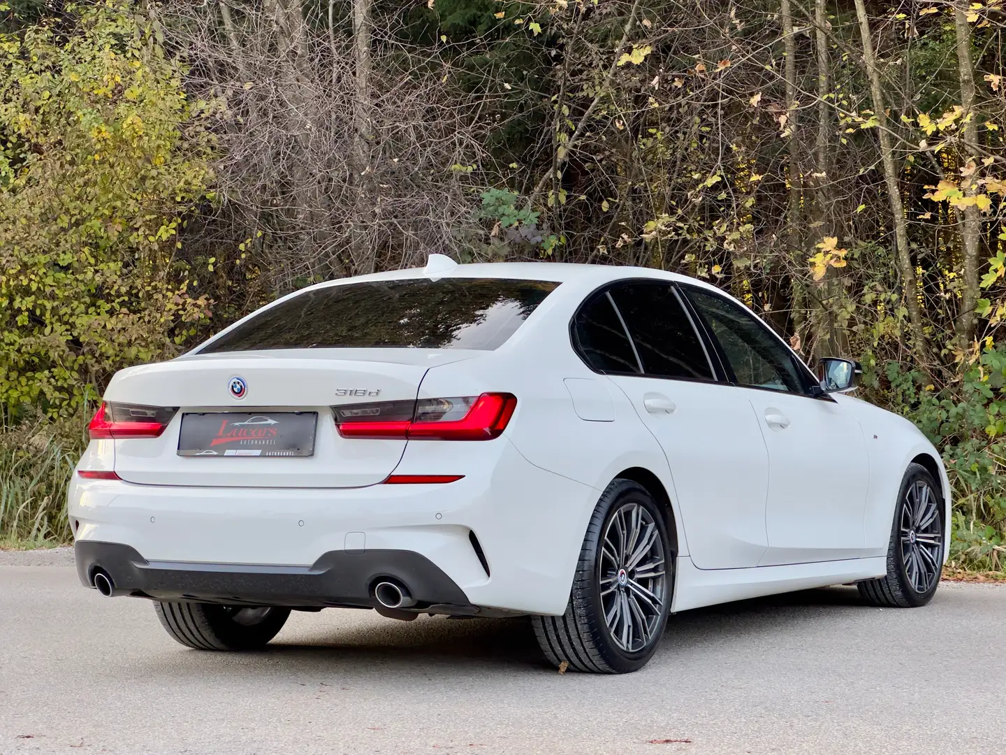 BMW 318 318d Limo AUT M Sport Shadow-Line 1 Hand*LED*NAVI* Weiß - 2