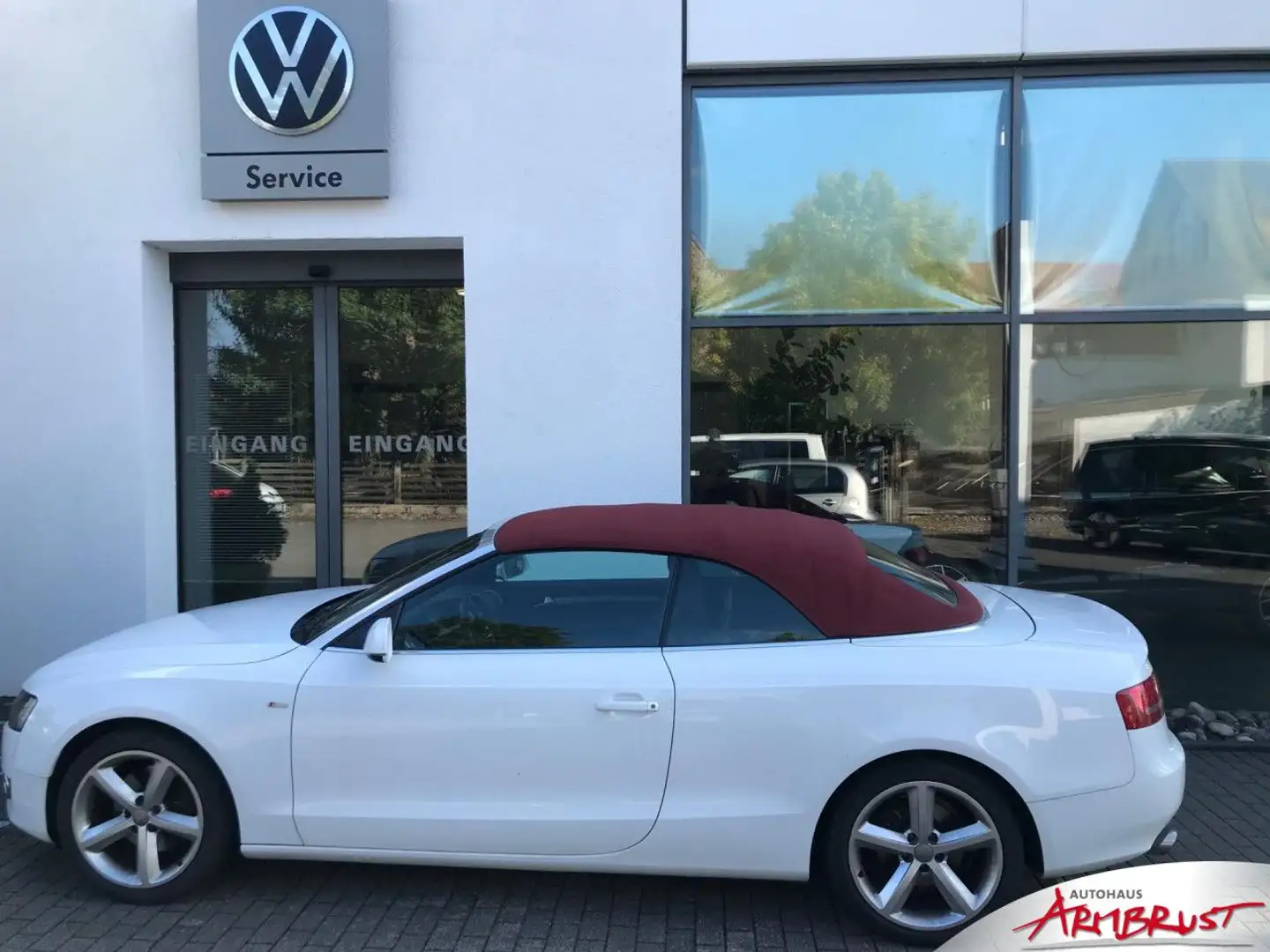 Audi A5 Cabriolet 155KW 6 Gang Schaltwagen Bluetooth Weiß - 2