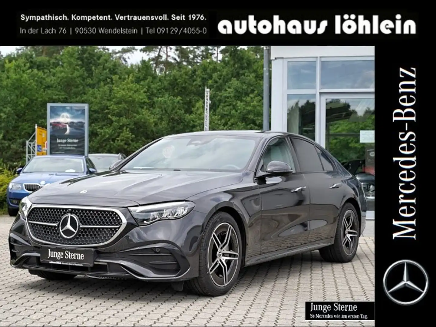 Mercedes-Benz E 220 d AMG-ADV DISTRONIC+NIGHT+KAMERA+TOTW+19'' Grigio - 1