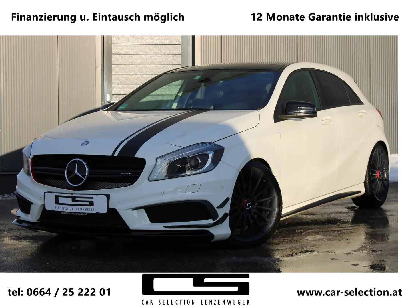 Mercedes-Benz A 180 *AMG 45 Optik*19 Zoll*Tiefer* Weiß - 1