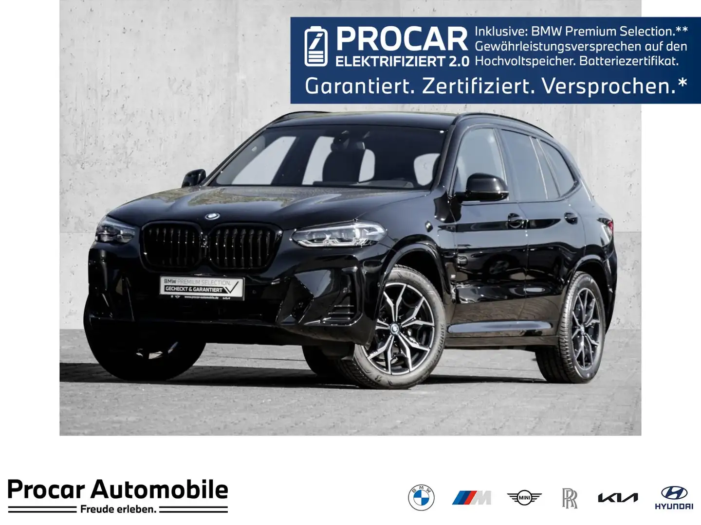 BMW X3 xDrive30e M Sport LC Prof. ACC PA+ LED HiFi Shz v+ Schwarz - 1