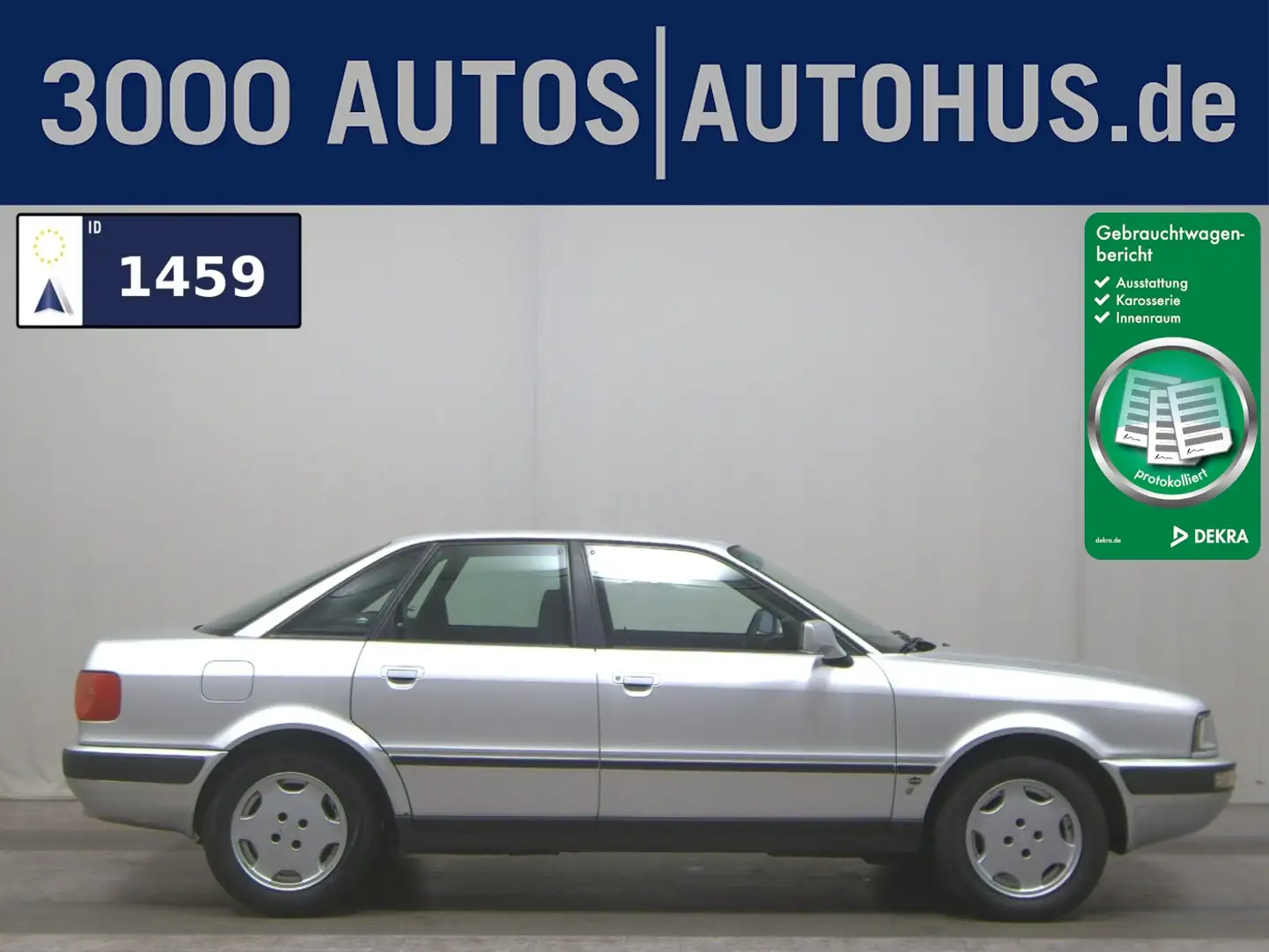 Audi 80 AHK Radio Bluetooth ABS Silber - 1