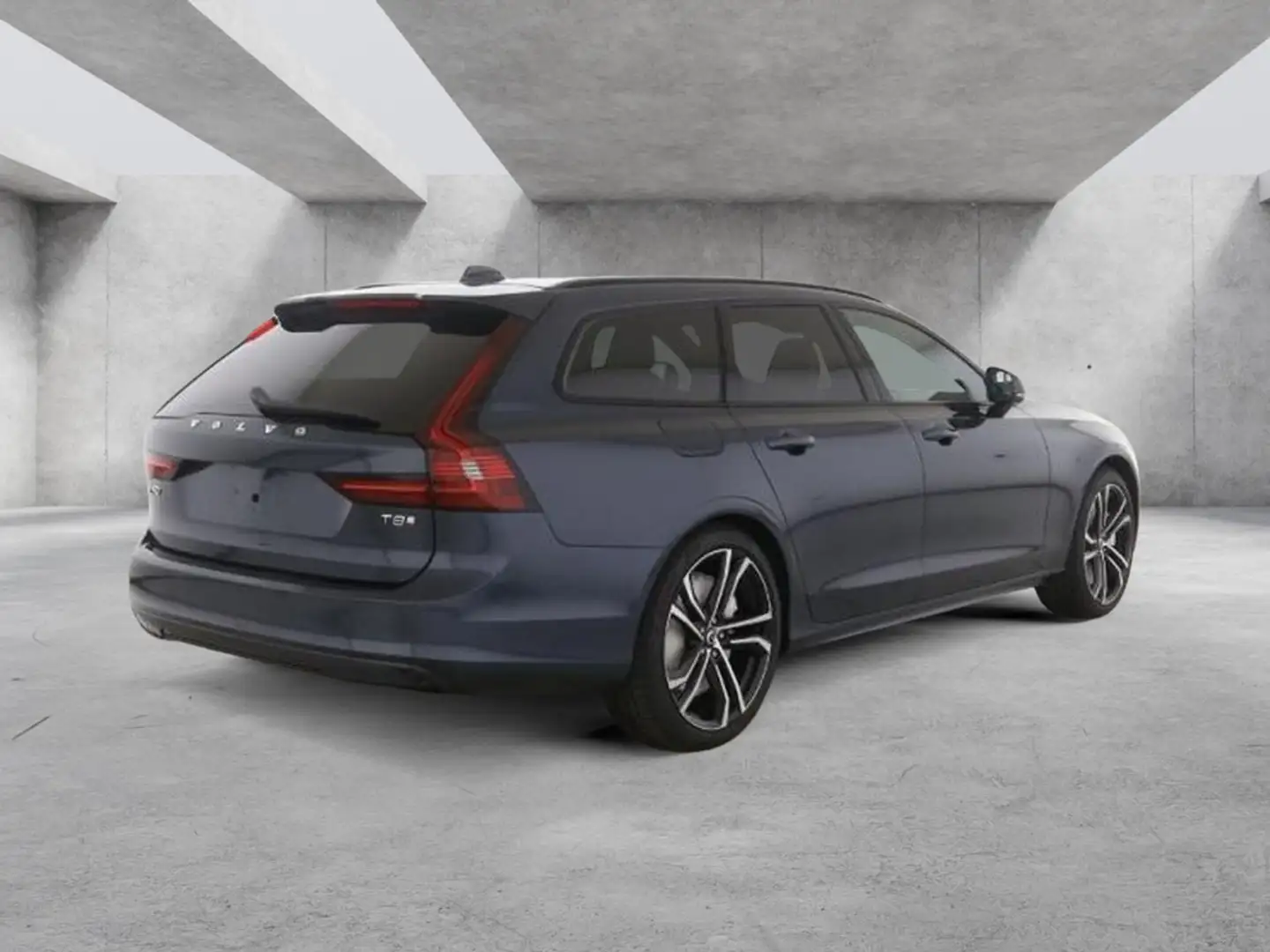 Volvo V90 T8 Ultra Dark Recharge Plug-In Hybrid AWD Blau - 2