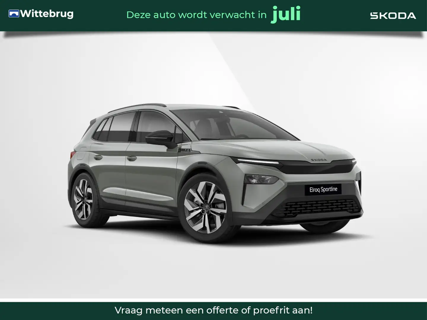 Skoda Elroq 85 Sportline Edition / Trekhaak uitklapbaar / Busi Grijs - 1