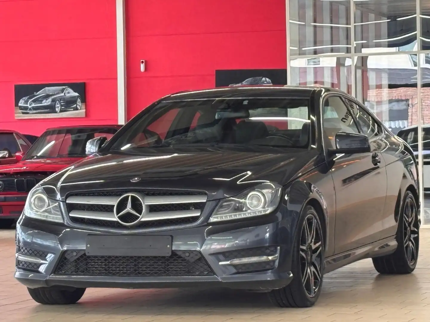 Mercedes-Benz C 250 C250 CDi COUPE 7G AMG *XENON*COMAND*LEDER*18 Gris - 1